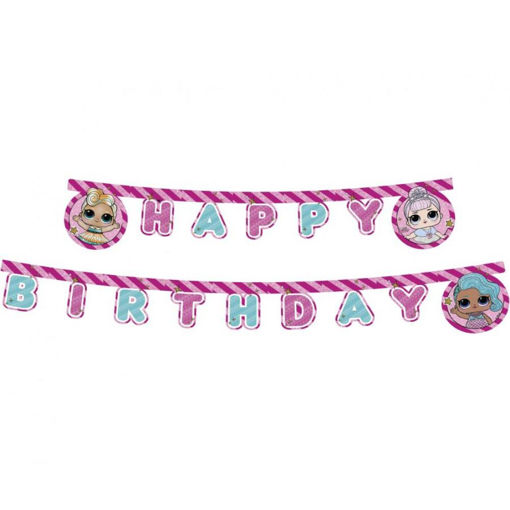 Picture of LOL GLITTERATI HAPPY BIRTHDAY BANNER 210CM